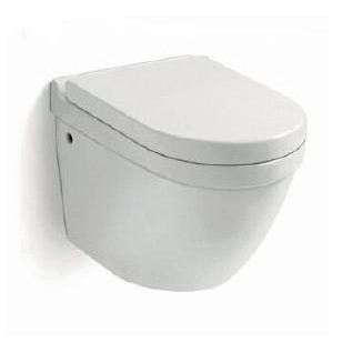 400mm 480mm Tankless Duvara Monte Tuvalet Küçük Banyo Seramik Beyaz