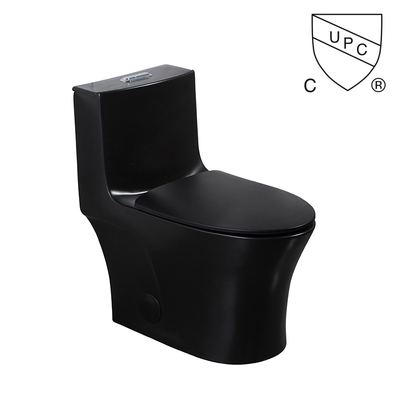 Iapmo Banyo Klozetleri Mat Siyah 1 Adet Çift Gömme Tuvalet Uzatılmış Sifonik Seramik