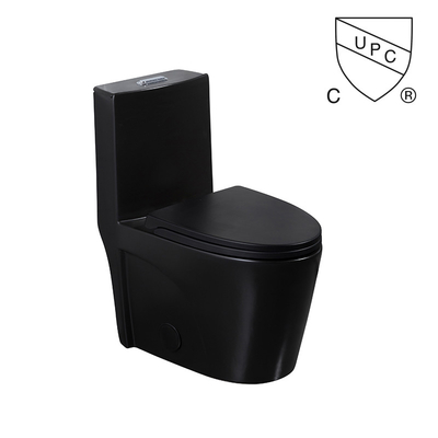 Sifon Çift Gömme Vana Banyo Tuvaletleri Mat Siyah Csa Tuvalet, 10.5 Kaba Siyah