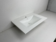 Pürüzsüz Gözeneksiz Temizlemesi Kolay Vanity Banyo Lavabosu Beyaz Renk