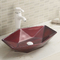 Gözeneksiz Tezgah Üstü Banyo Lavabosu 650mm Düzensiz Şekilli Lavabo