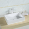 Entegre Lavabo Bakımı ve Temizliği Kolay Dikdörtgen Porselen Banyo Lavabosu