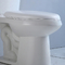 Uzatılmış 2 Parça Tuvalet Watersense Ticari Tuvaletler Yumuşak kapalı PP koltuk