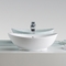 Isıya Dayanıklı Tezgah Üstü Banyo Lavabo Yonga Çizik Lavabo Oval Şekil