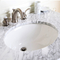 20 İnç Amerikan Standart Ovalyn Undermount Beyaz Banyo Lavabosu
