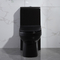 Uzatılmış Mat Siyah Çift Gömme Tek Parça Tuvalet 1.6 Gpf Cupc Seramik Yuvarlak