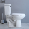 Public Washdown için 2 parça komodin sağ yükseklik tuvalet amerikan standardı